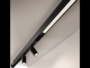 Binario Magnetico Elettrificato 24v Mini Rail mm.11x10,2 cm.200 Nero con Clip | Luce Viva - immagine 3